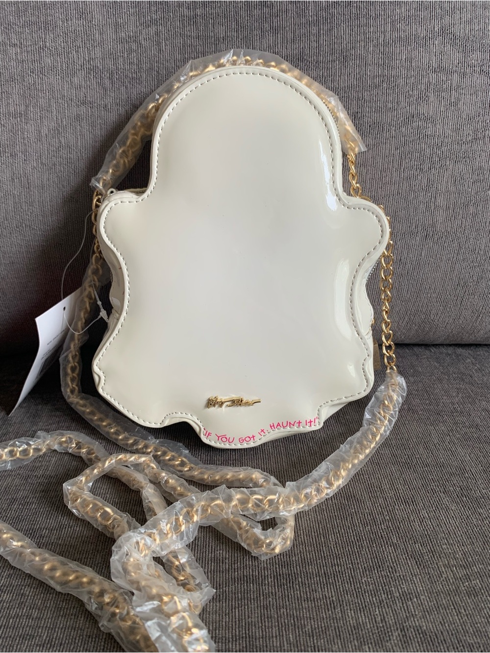 Betsey Johnson Kitsch Ghost girl Crossbody Halloween Bag NWT - Picture 3 of 9